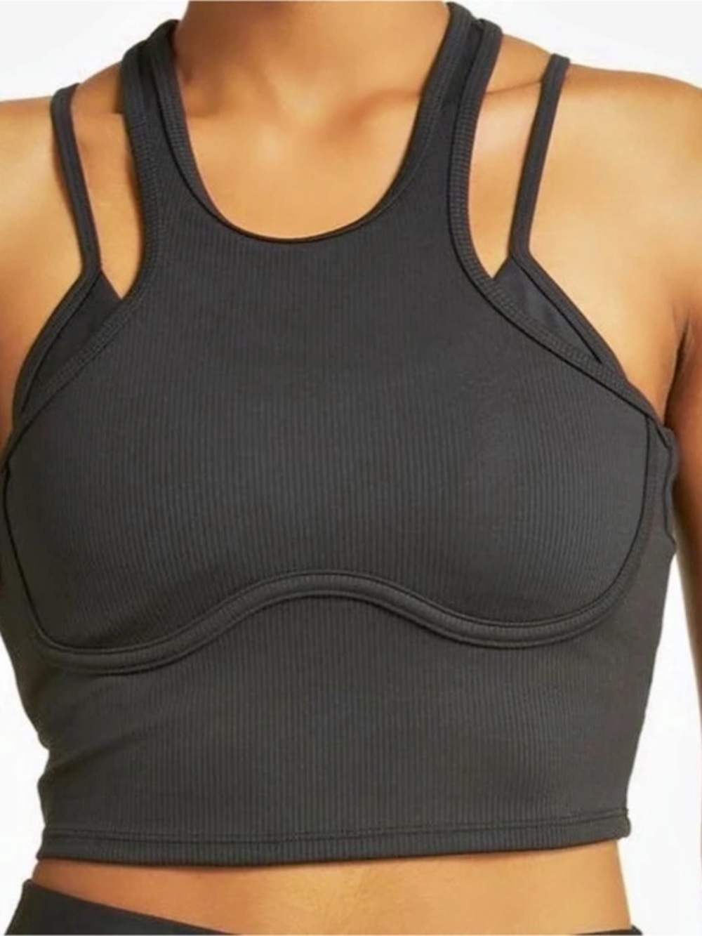 Alo Black Athletic Tank Top Like New